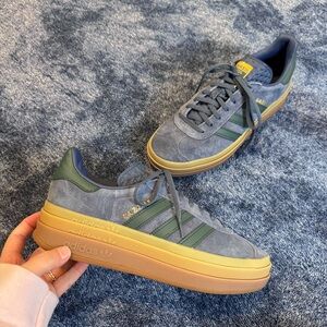 Adidas Originals Gazelle Bold Blue/Green- Women's Size 8.5